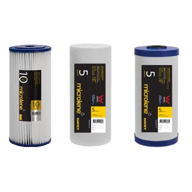 Filtration Station — 10″ Jumbo (10″ × 4.5″) 3-Stage Replacement Filter Kits
