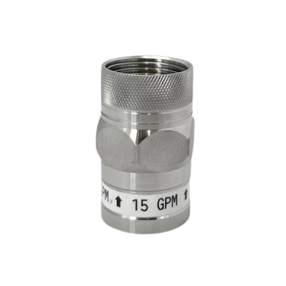 Greenway Stainless Steel Flow Restrictor - UV Water Speed Control - 10-18 GPM