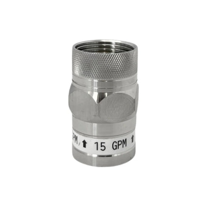 Greenway Stainless Steel Flow Restrictor - UV Water Speed Control - 10-18 GPM