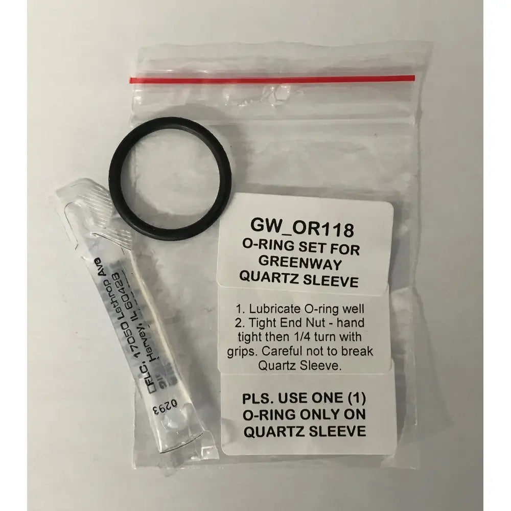 Replacement O-Ring Set for Greenway Quartz Sleeves
