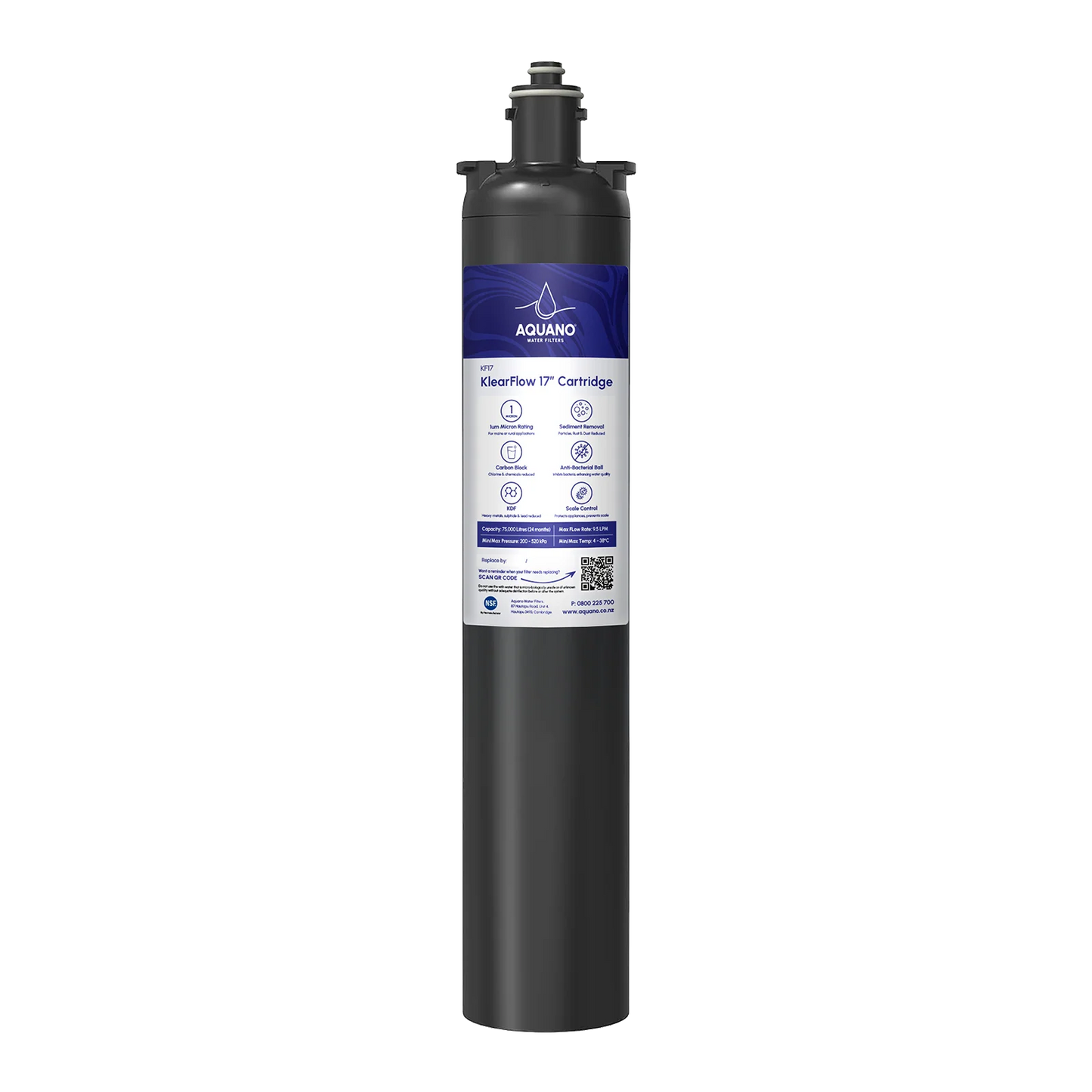 Klearflow KF17 6-Layer Replacement Filter Cartridge 1 Micron - Fits Puretec Puremix Z7 NZ