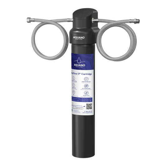 Aquano KlearFlow 17" 1 Micron Underbench Water Filter Kit – Puretec PureMix Z7 Alternative