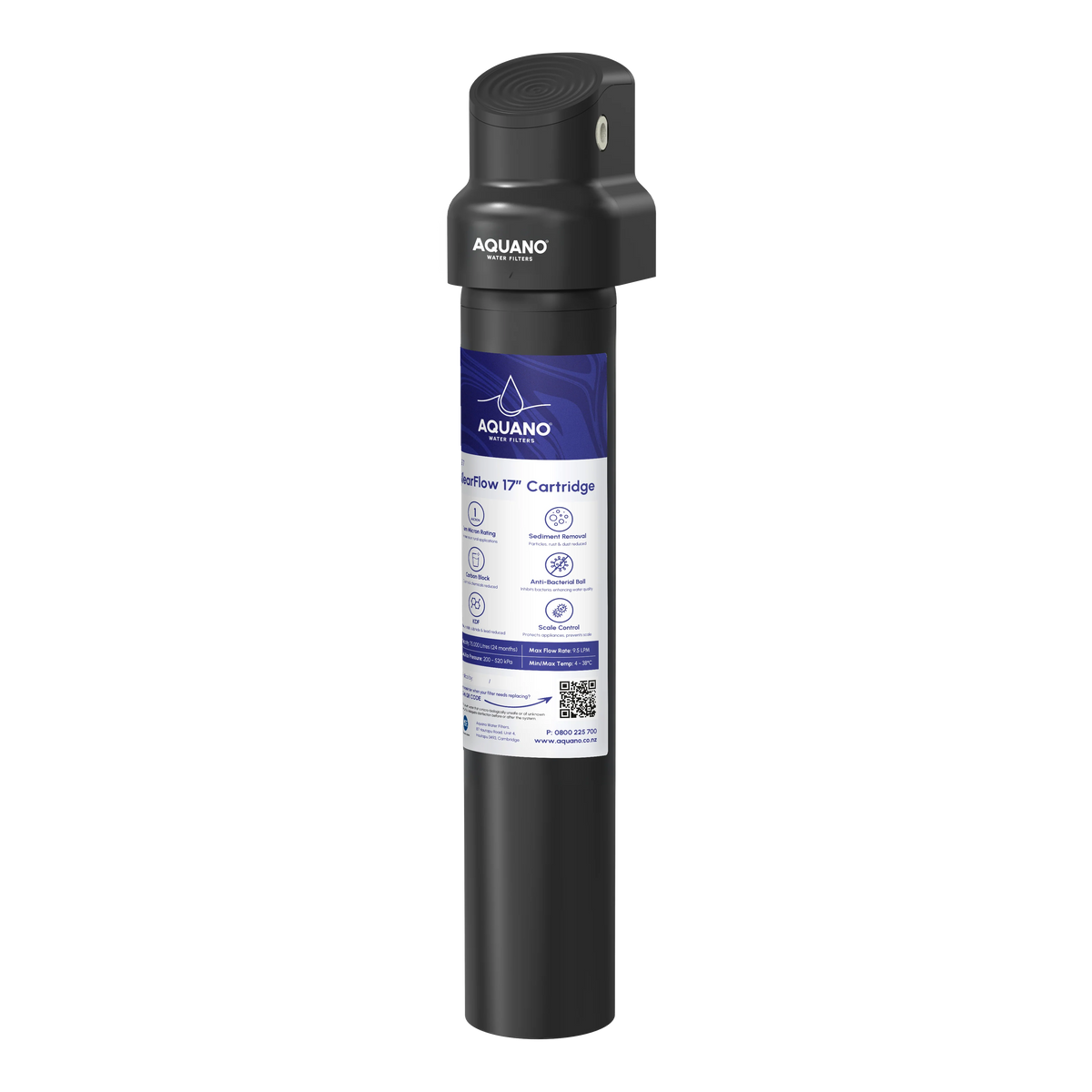 Aquano KlearFlow 17" 1 Micron Underbench Water Filter Kit – Puretec PureMix Z7 Alternative