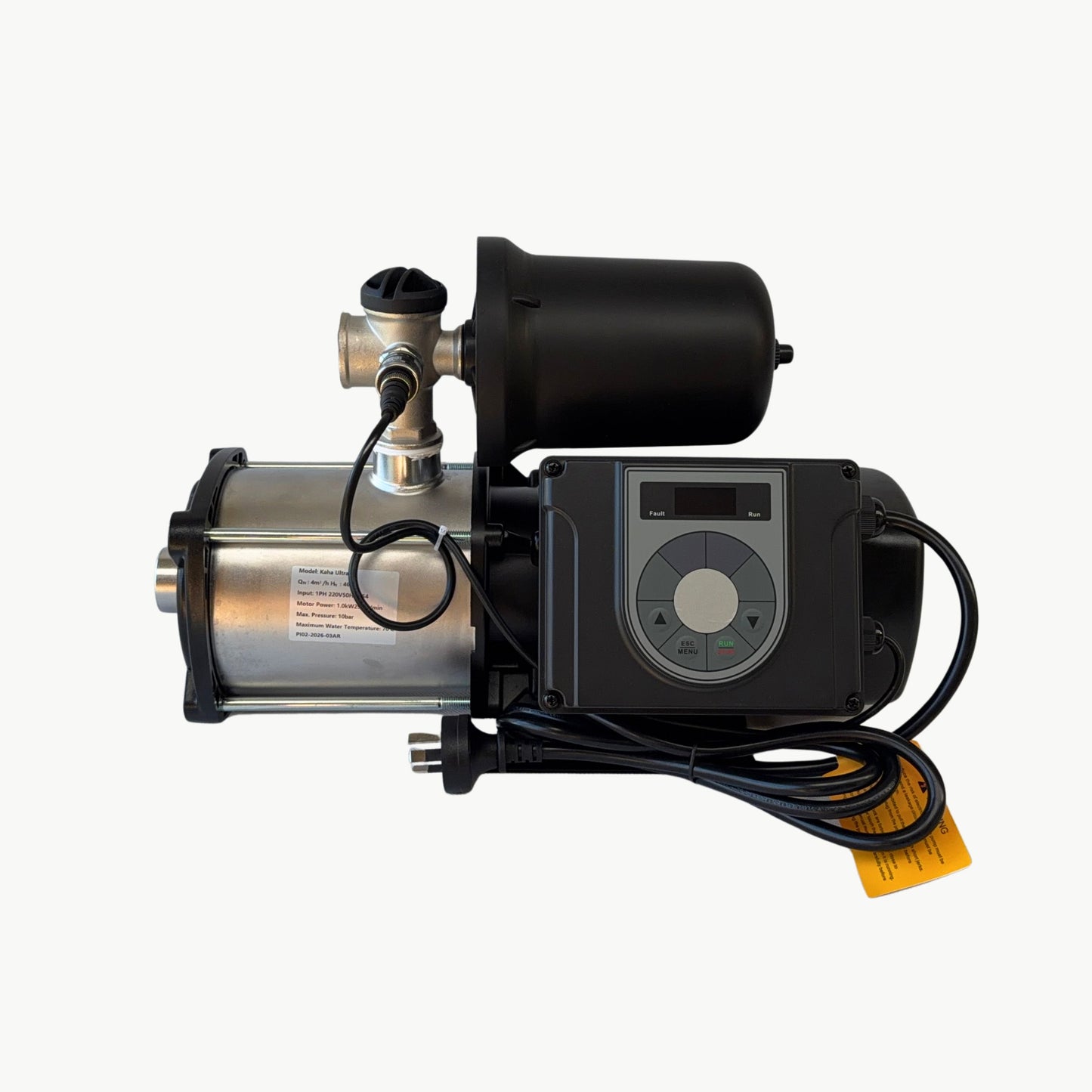 Waimana Kaha Ultra IV Variable Speed Pressure Pump - 1.5hp, Constant Pressure, Tank Supply NZ