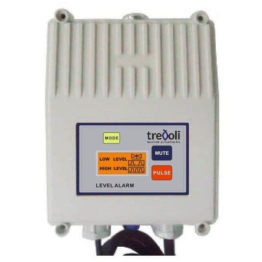 Trevoli Liquid Level Alarm - High/Low Water Alert - 10m Float Switch Included