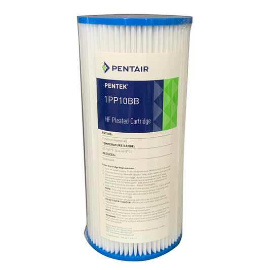 Pentair 10" Jumbo Polypleated Washable Sediment Water Filter Cartridge