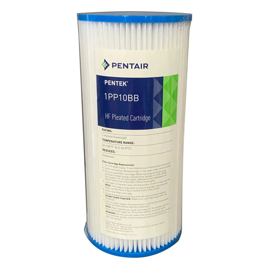 Pentair Polypleated Sediment Filter – 10" or 20" Jumbo (1, 5, 20, 50 Micron)