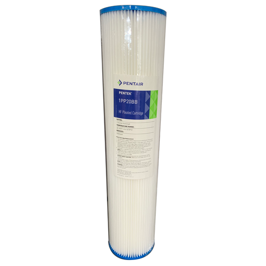 Pentair 20" Jumbo Polypleated Washable Sediment Water Filter Cartridge