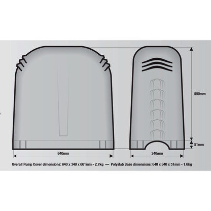 Heavy Duty Pump Cover - Weather Protection