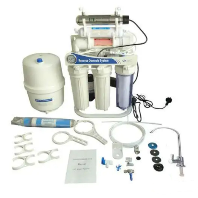 6-Stage Reverse Osmosis Under-Sink Water Filter + UV - Fluoride & Nitrate Removal NZ