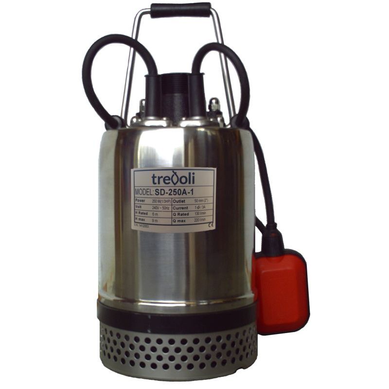 Trevoli SD Series Submersible Pump - Heavy Duty Stainless - Continuous Use