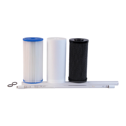 Compatible Replacement Filter and 46W UV Lamp Service Kit for Puretec Hybrid G12 and R10