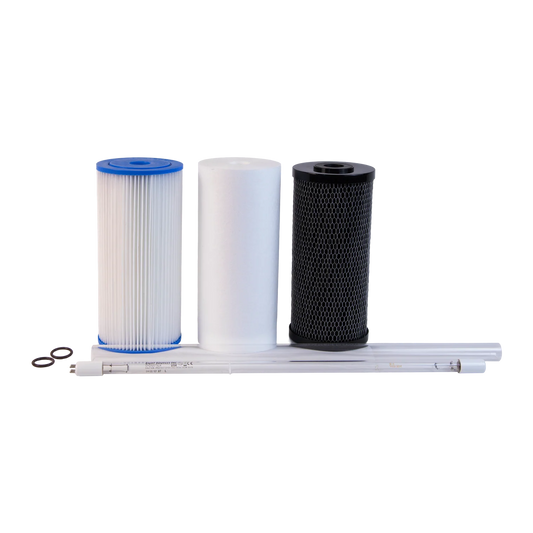 Compatible Replacement Filter and 46W UV Lamp Service Kit for Puretec Hybrid G12 and R10
