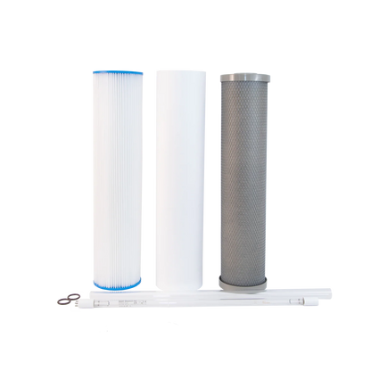 Compatible Replacement Filter and UV Lamp Service Kit for Puretec Hybrid G13 P-Series and R11
