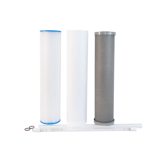 Compatible Replacement Filter and UV Lamp Service Kit for Puretec Hybrid G13 P-Series and R11