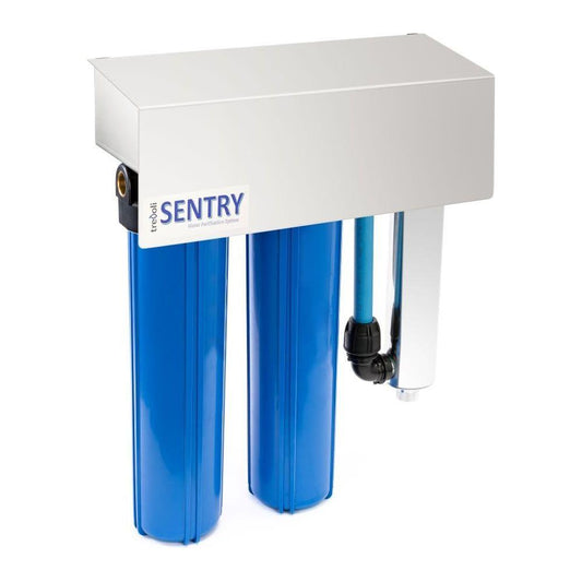 Trevoli 20" Twin Jumbo Whole House Rainwater Filtration & UV System (Medium/Large Home)