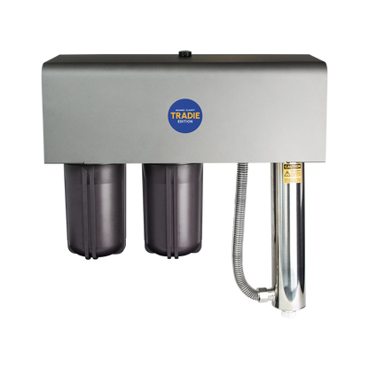 Aquano Klarify Tradie Edition UV-210 10" Jumbo 2-Stage Whole House UV Water Filtration System