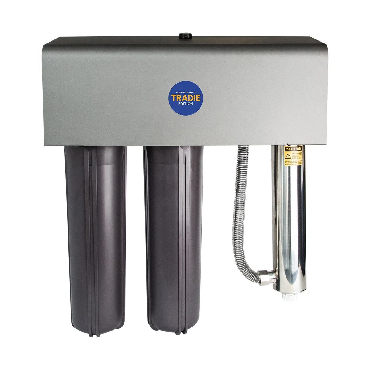Aquano Klarify Tradie Edition UV-220 20" Jumbo 2-Stage Whole House UV Water Filtration System