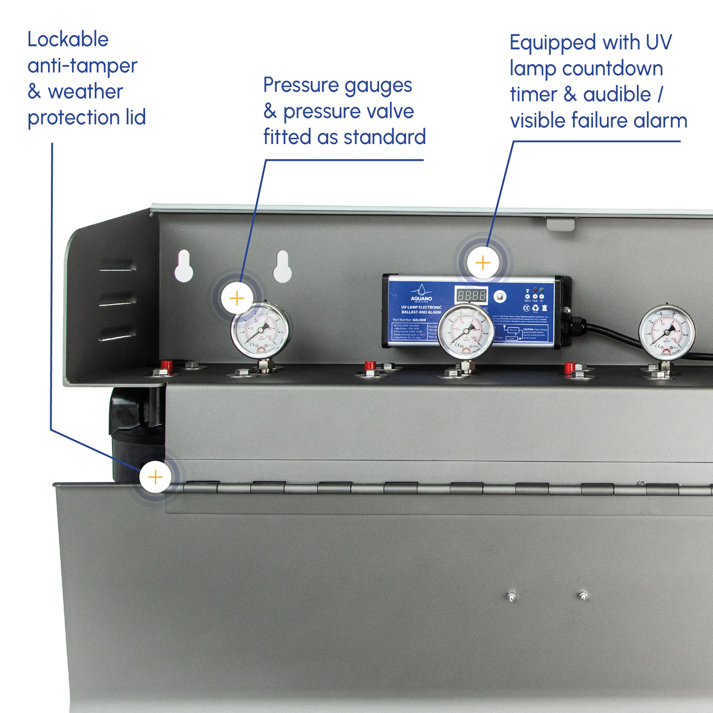 Aquano Klarify UV-310 Whole House Triple-Stage Filtration and UV System