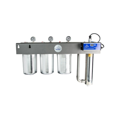 Aquano Klarify UV-310 Whole House Triple-Stage Filtration and UV System