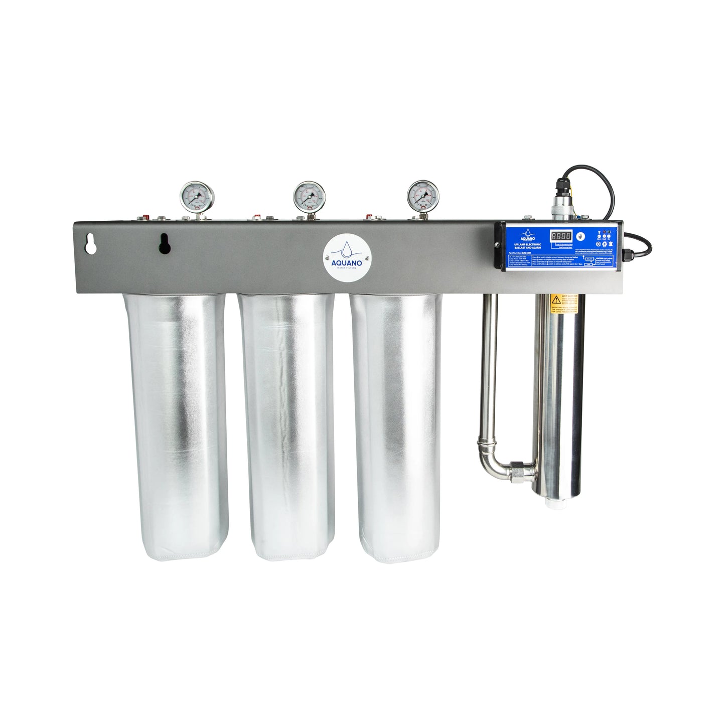 Aquano Klarify UV-320 Whole House Triple-Stage Filtration and UV System