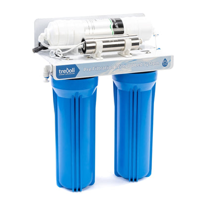 Trevoli UVLED Underbench UV Water Filter - 2 or 4 Stage, Mains and Rainwater NZ