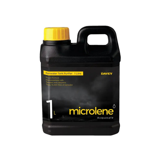 Davey Microlene Acquasafe Tank Water Disinfectant – 1 Litre (AS-1) – Safe, Chlorine-Free Treatment for Rainwater Tanks