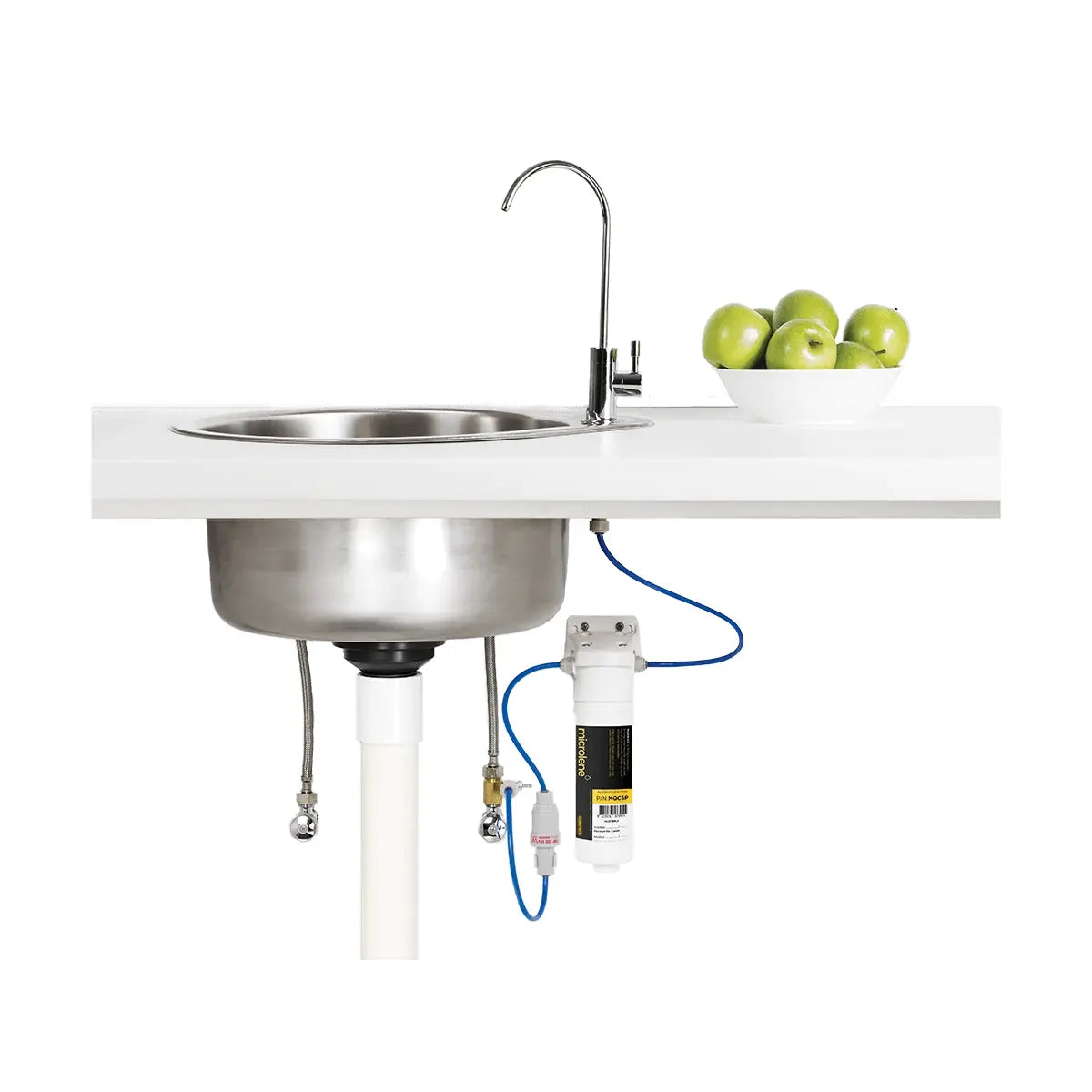 Davey Microlene Quick Connect Underbench Water Filter Kit – MPQCUBS (Mains Water) - WaterMark Approved