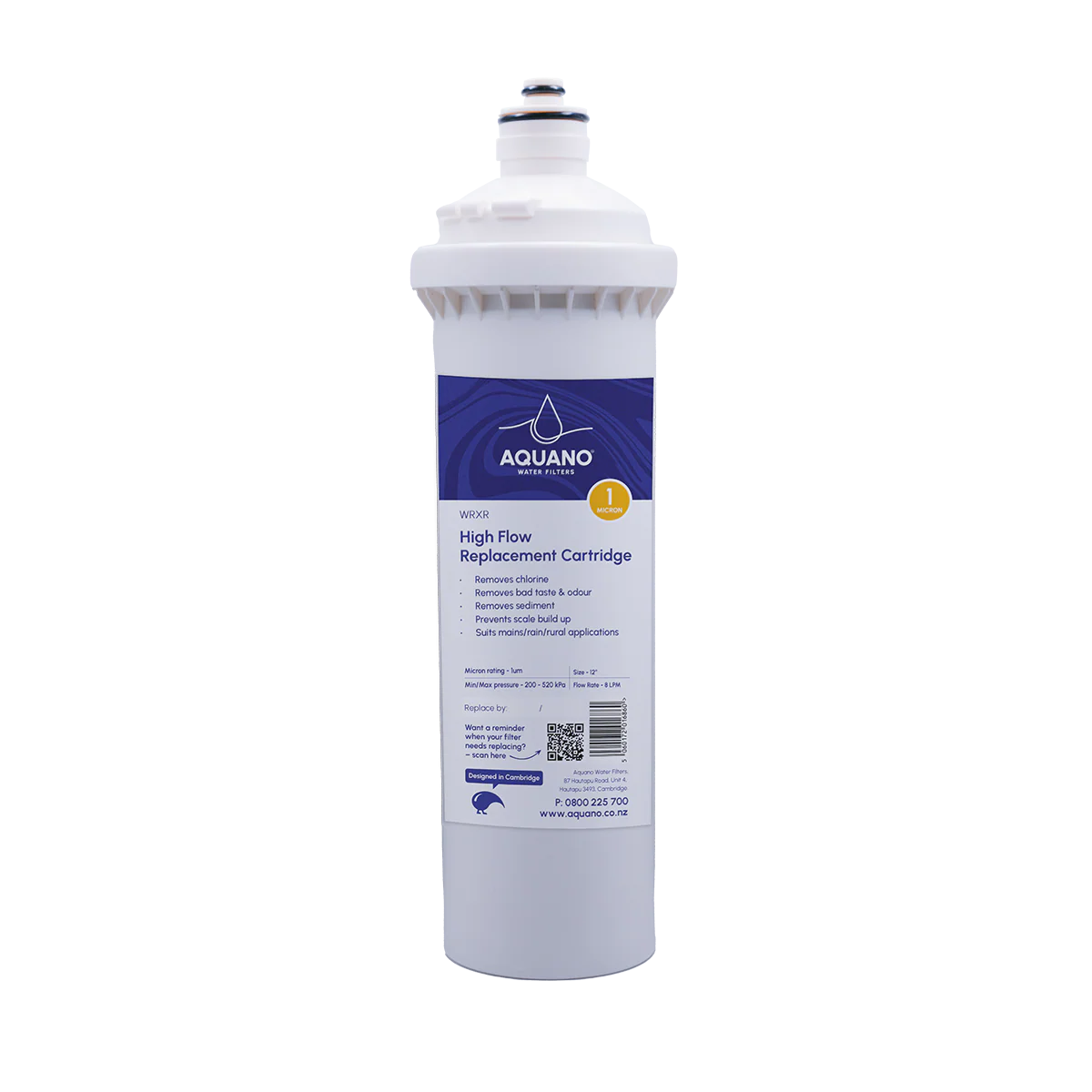 Aquano WRXR Under Bench Filter Cartridge 1 Micron - Fits Puretec Puremix X7-R NZ