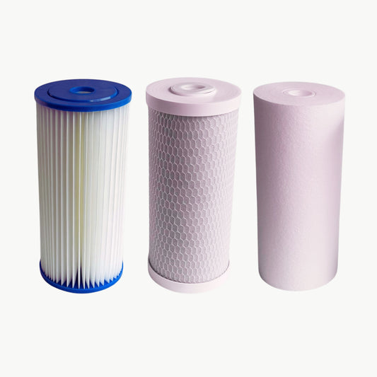 10" Jumbo 3-Stage Water Filter Replacement Kit