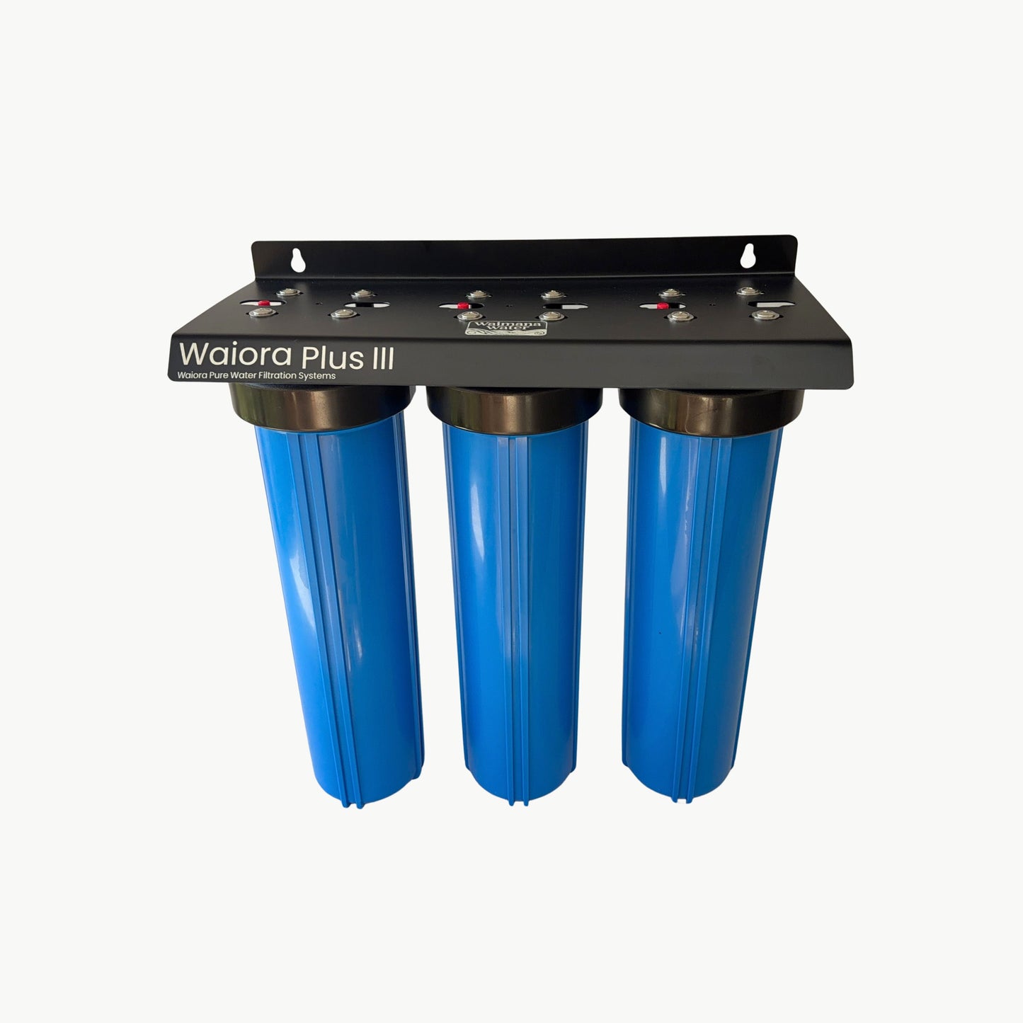 Waimana Waiora Plus III 20" Jumbo Triple Filter Housing Set - 3 Stage Whole House, Housing Only, Rainwater or Mains NZ