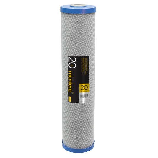 Davey Microlene 20" Jumbo Carbon Block Filter Cartridges – 5 Micron – WaterMark & AS/NZS 4020 Certified