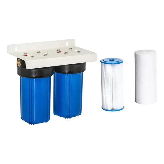 10" Twin Whole House Rainwater Filtration (Small/Medium Home)