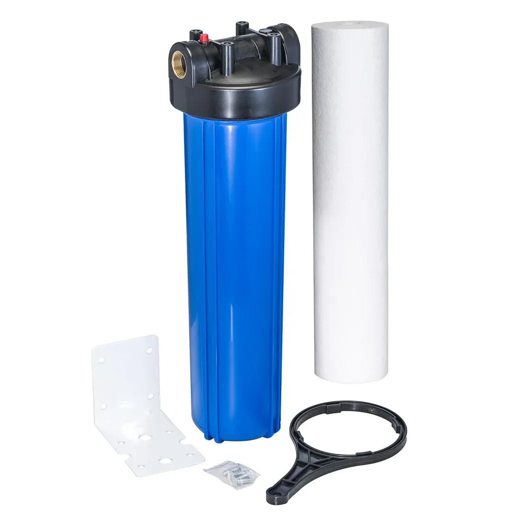 Trevoli Big Blue 20 Inch Single Filter Housing - Option 4, Rainwater & Tank Water NZ