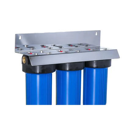 Trevoli Big Blue 20 Inch Triple Filter Housing - Option 6, Rainwater, Tank & Bore Water NZ