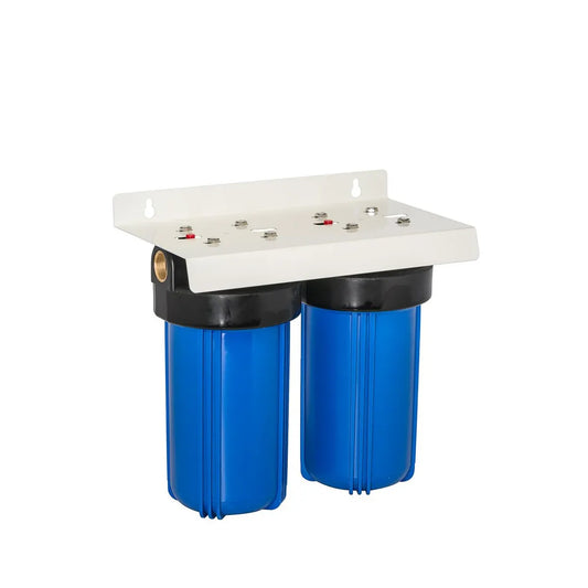 Trevoli Big Blue 10 Inch Jumbo Twin Filter Housing Set - 25mm BSP, Food Grade NZ