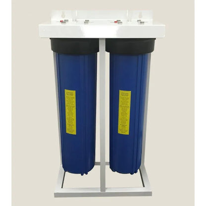Trevoli Big Blue 20 Inch Twin Filter Housing - Option 5, Rainwater & Tank Water NZ