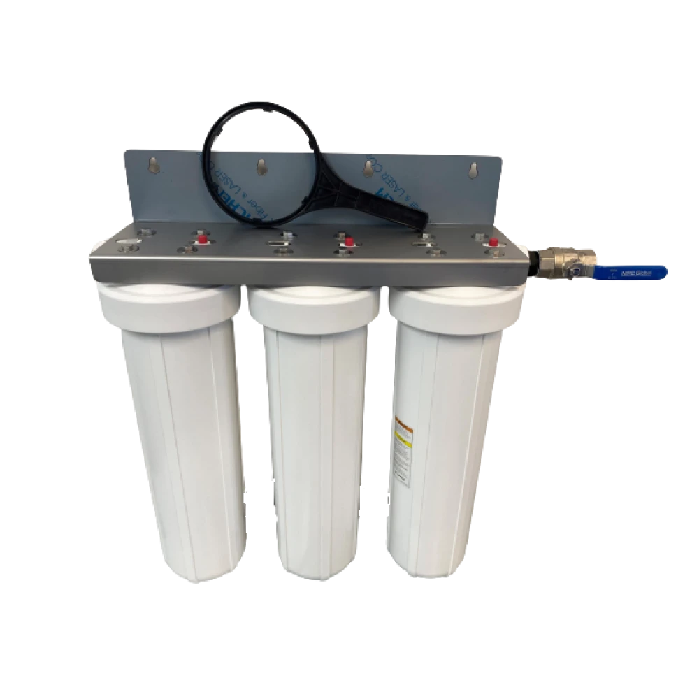 Pentair 20" Jumbo Triple Whole House Water Filter System